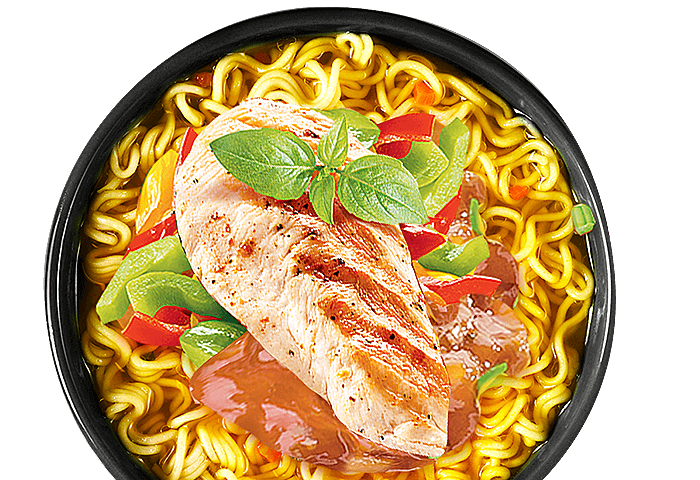 Glads Noodles with Chicken Flavor and «Salsa» sauce
