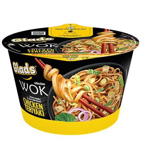 Glads WOK noodles with «Chicken&nbsp;teriyaki» sauce