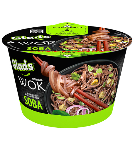 Glads WOK noodles with «Soba» flavored sauce