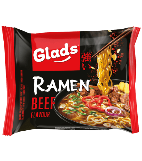 Glads RAMEN Beef Noodles Glads RAMEN Beef Noodles